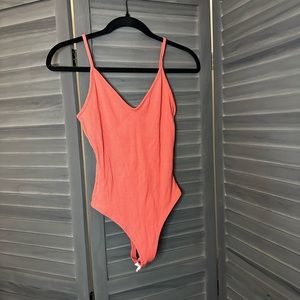 V neck body suit